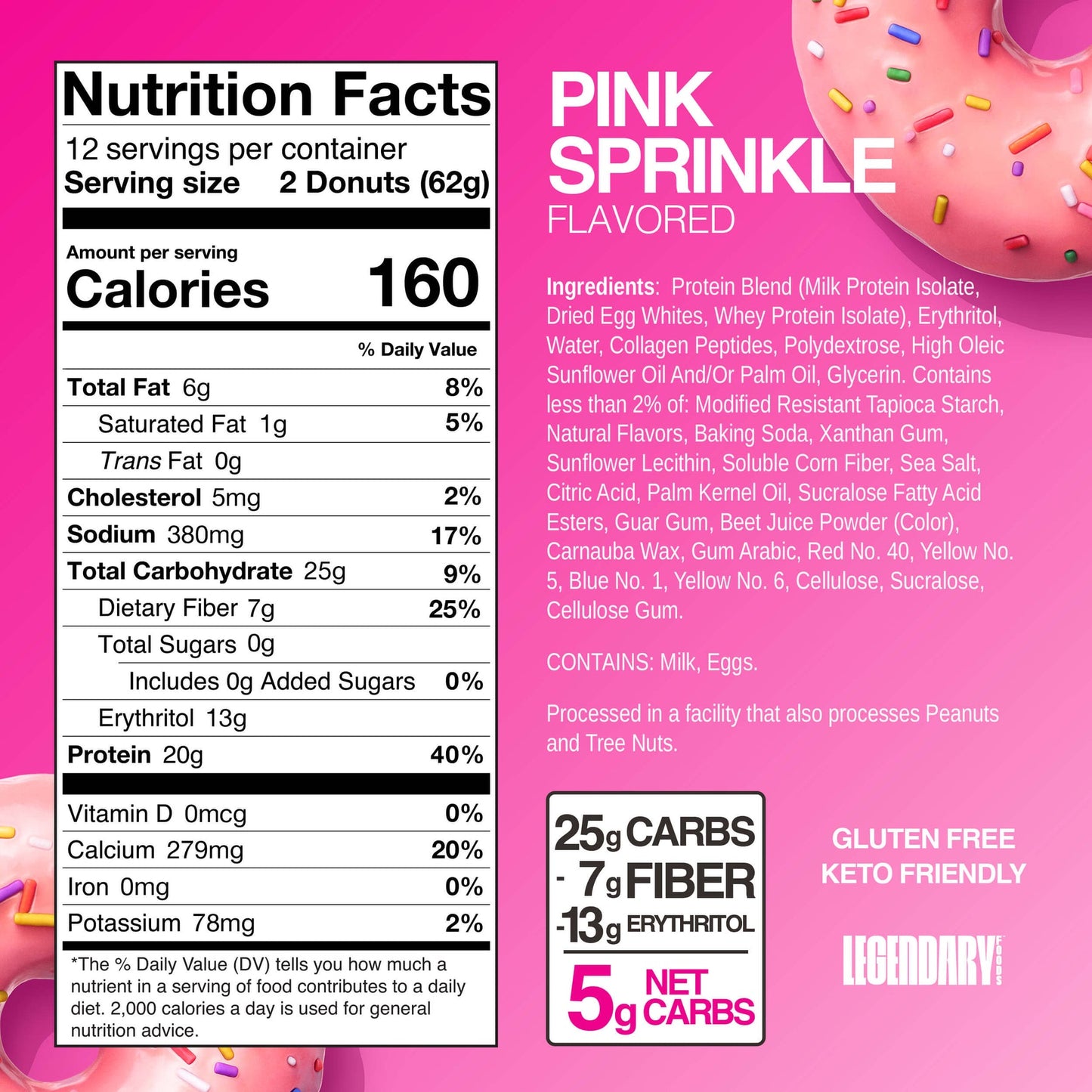 LEGENDARY PROTEIN DONUTS (Box 12)