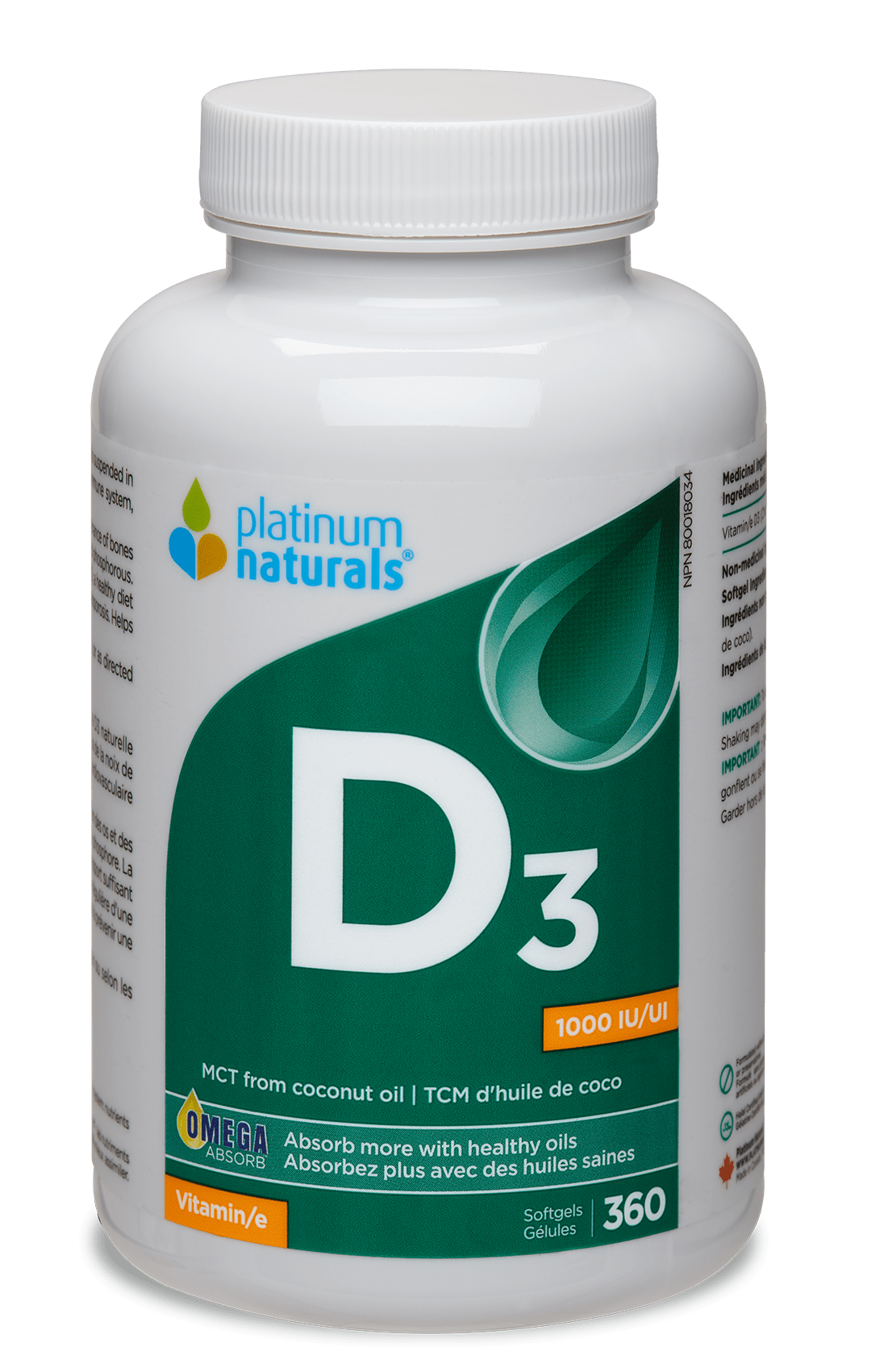 PLATINUM NATURALS D3 1000iu