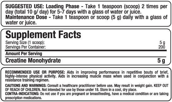 ALLMAX NUTRITION CREATINE MONOHYDRATE
