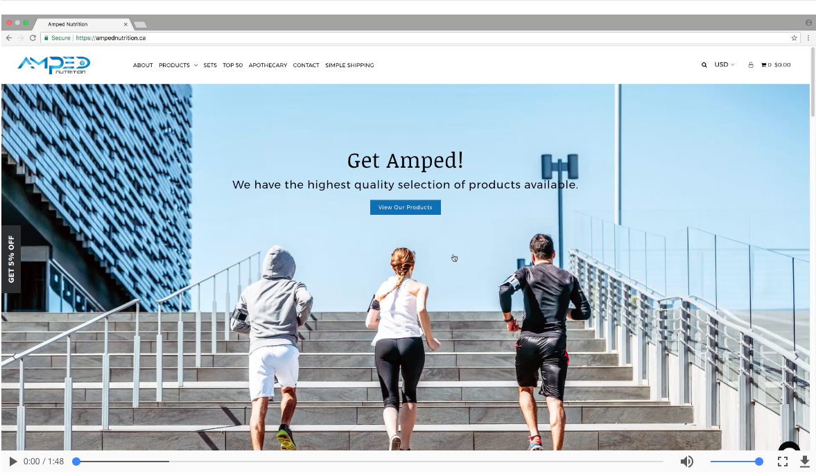 WELCOME TO AMPED NUTRITION ONLINE!