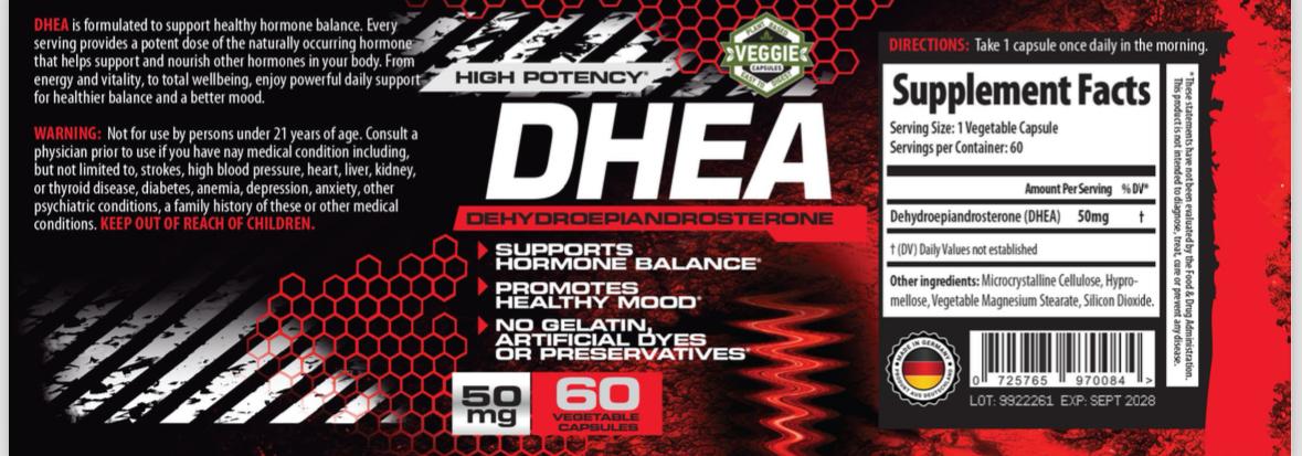 HARDCORE SERIES // DHEA