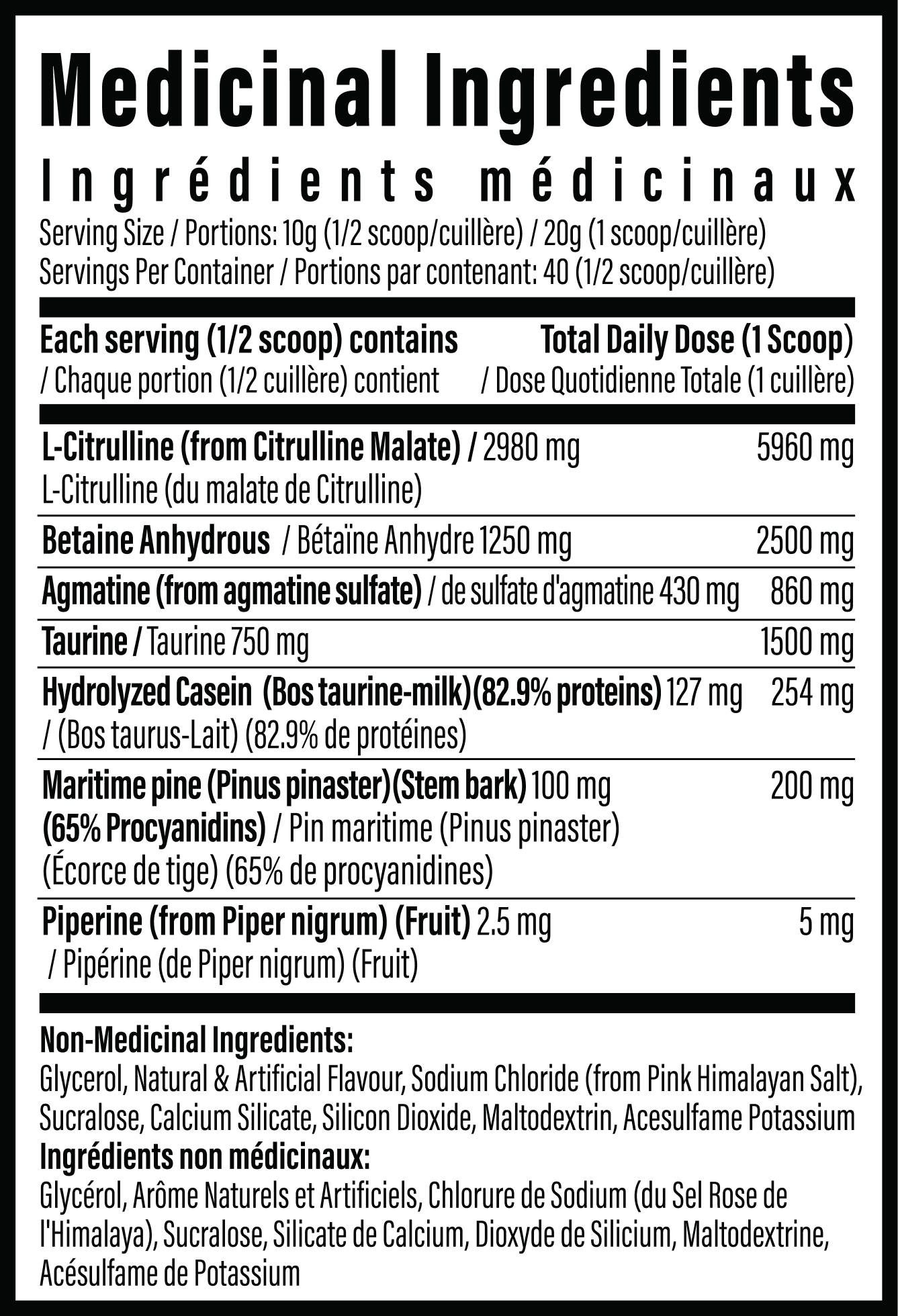 TC Nutrition Batch-27 Pump!
