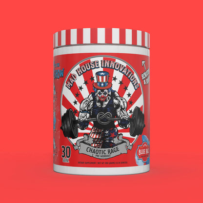 MAD HOUSE SUPPS CHAOTIC RAGE PREWORKOUT!