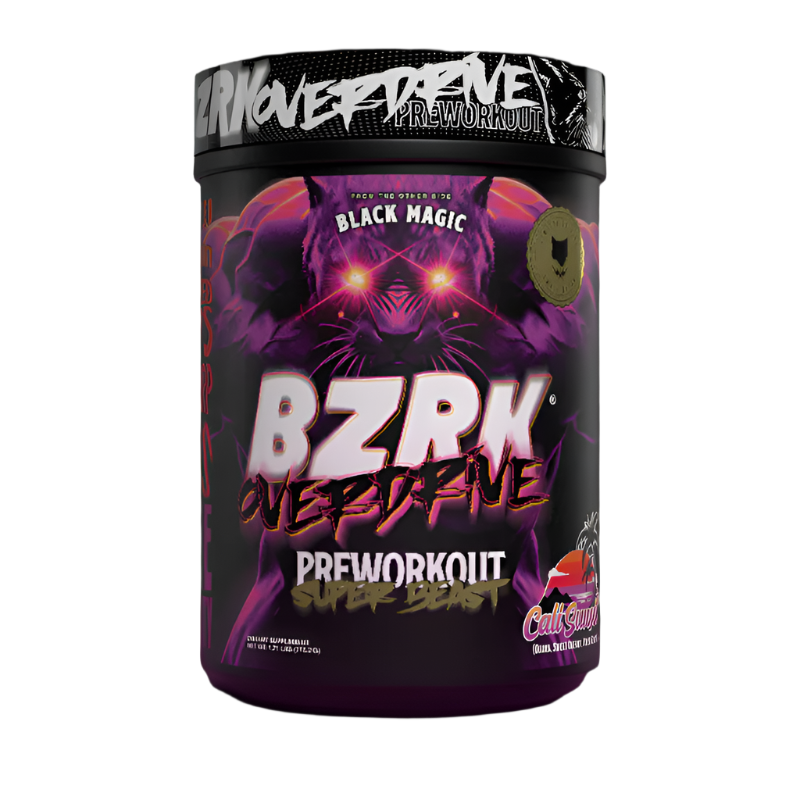 Black Magic Supply BZRK Overdrive Preworkout!