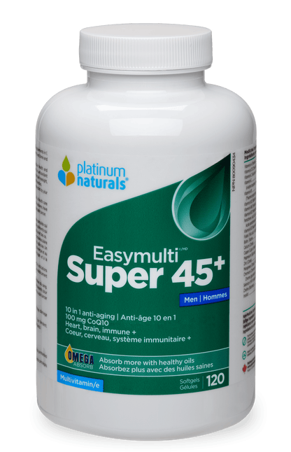 PLATINUM NATURALS SUPER EASY MULTI 45+ MEN 120ct