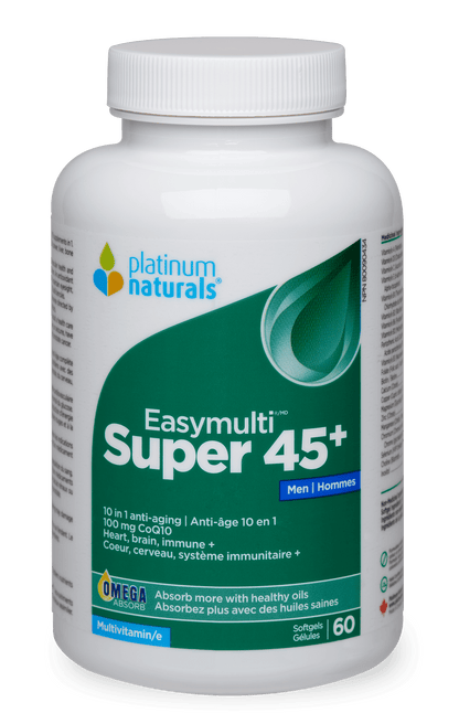 PLATINUM NATURALS SUPER EASY MULTI 45+ MEN 120ct