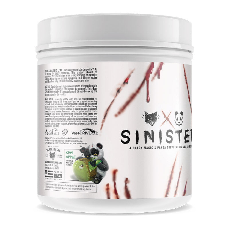 BLACK MAGIC + PANDA SUPPS SINISTER PREWORKOUT!