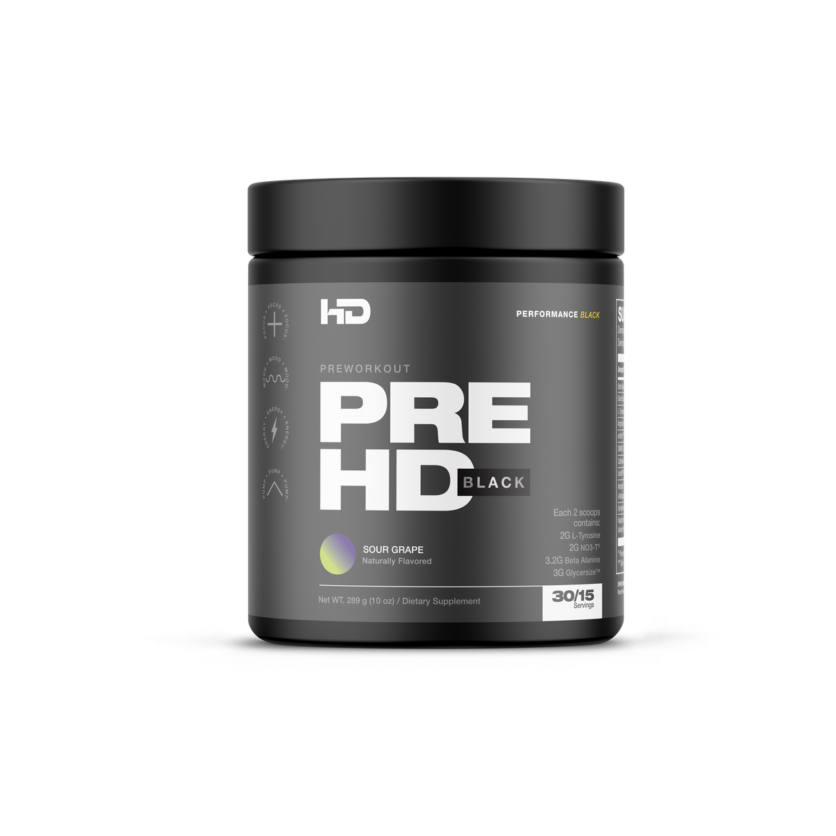 HD MUSCLE PRE-HD BLACK