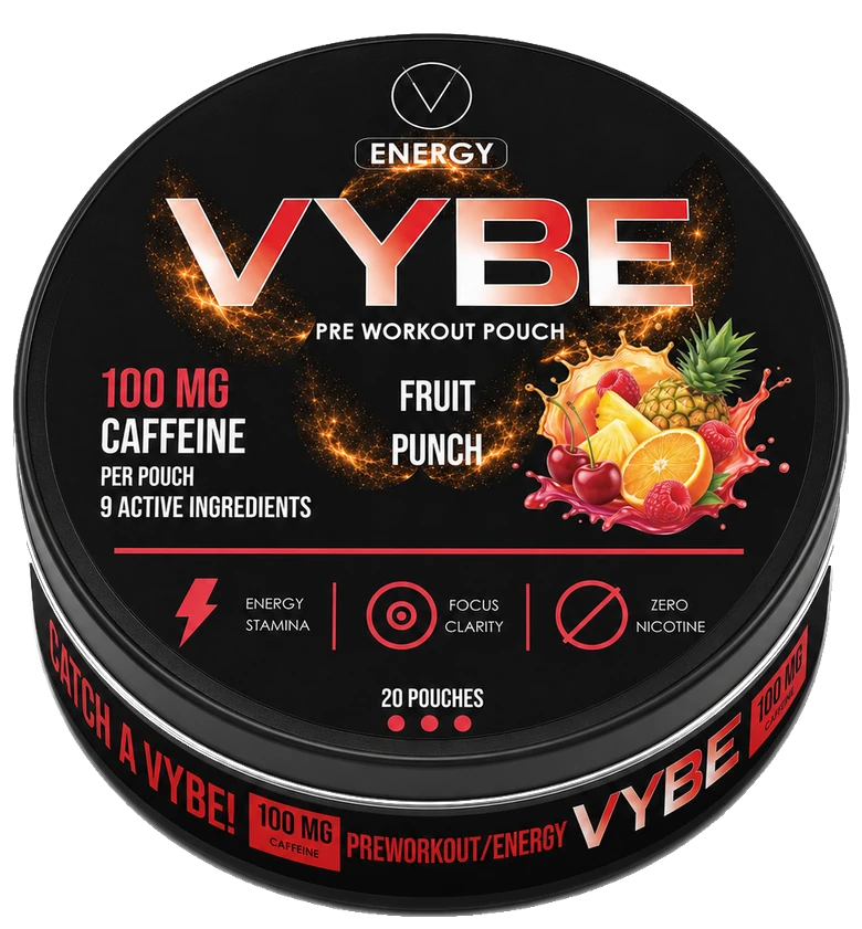 VYBE PREWORKOUT POUCH!