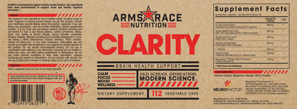 ARMS RACE NUTRITION CLARITY
