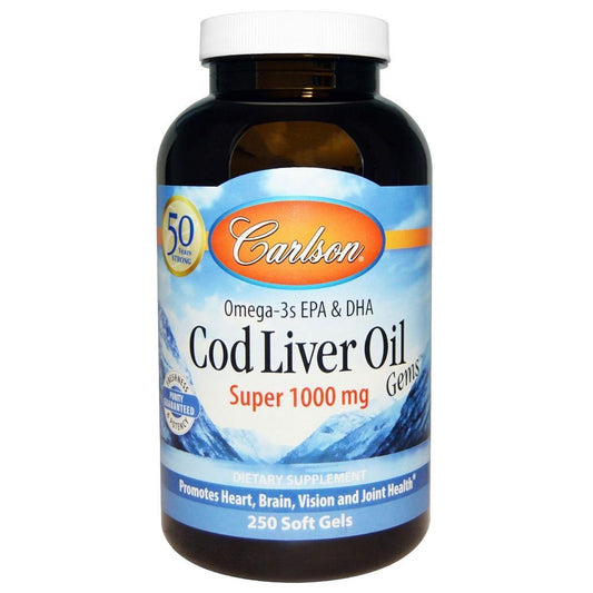 CARLSON COD LIVER OIL CAPSULES