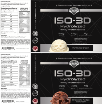 3DN ISO-3D WHEY PROTEIN ISOLATE
