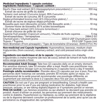 PLATINUM NATURALS INFLACARE-X