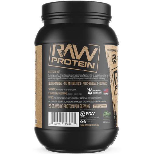 RAW NUTRITION GRASS FED WHEY ISOLATE PROTEIN!