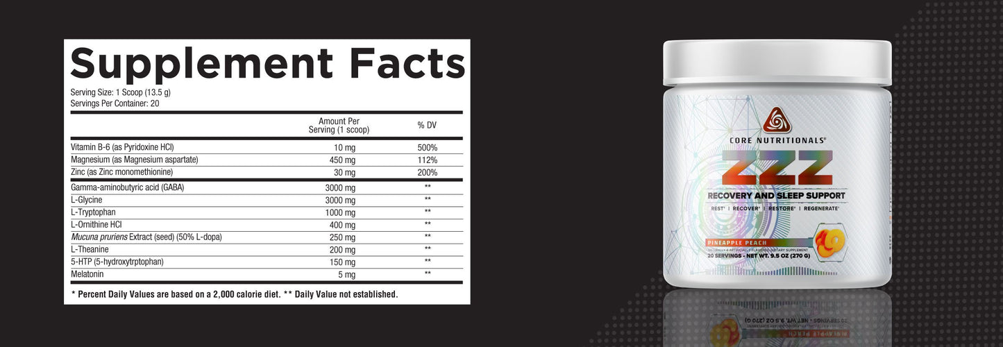 CORE NUTRITIONALS ZZZ