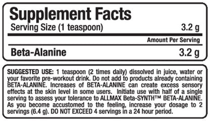 ALLMAX NUTRITION BETA ALANINE 400g