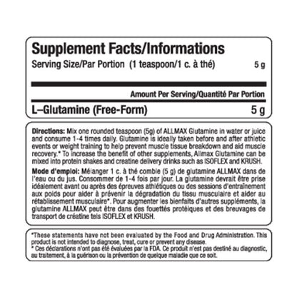 ALLMAX NUTRITION GLUTAMINE 1000G