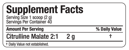 ALLMAX NUTRITION CITRULLINE MALATE 2:1