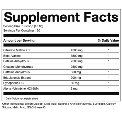 PURECUT SUPPS COCAINE PREWORKOUT! (NOW PURE HYPE!)