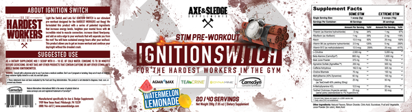 AXE & SLEDGE IGNITION SWITCH