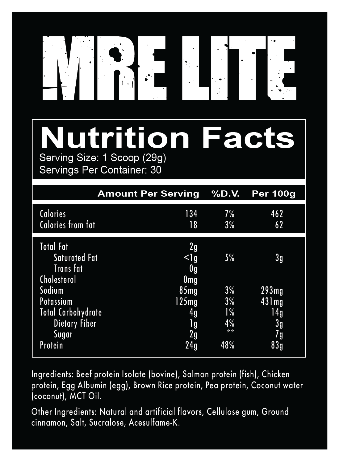REDCON 1 MRE LITE