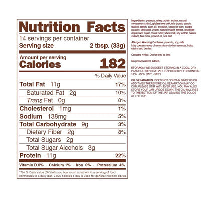 NUTS N MORE PROTEIN PEANUT BUTTER SPREADS