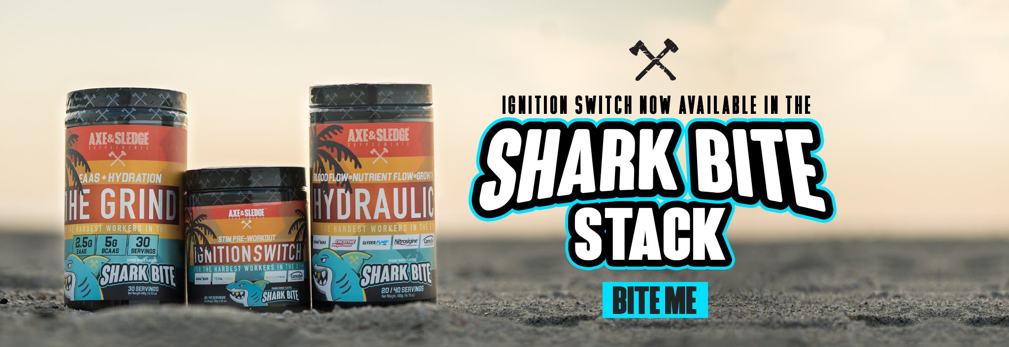 AXE & SLEDGE SHARK BITE STACK!