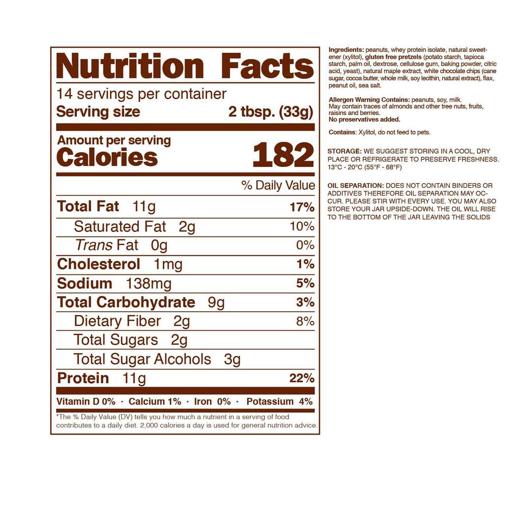 NUTS N MORE PROTEIN PEANUT BUTTER SPREADS